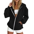 thumbnail image 3 of Hoodies for Women Sweatshirt Zip Up Hoodie Fall Fashion 2026 Trendy Cute Hoodies Long Sleeve Jackets Winter Clothing Outfits, 3 of 5