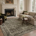 thumbnail image 2 of GENIMO 2'x3' Area Rug, Washable Non Slip Soft Persian Indoor Door Mat for Entryway Kitchen Laundry Room, Olive Brown, 2 of 7