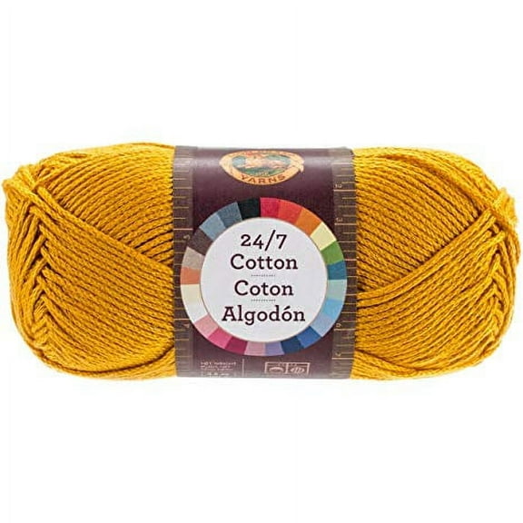 24 7 Cotton Yarn Goldenrod.