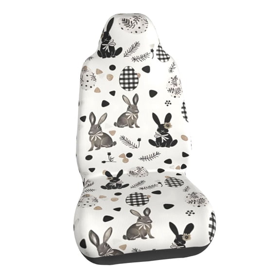 Rabbits Car Seat Covers Stretch Car Seat Protectors Universal Fit