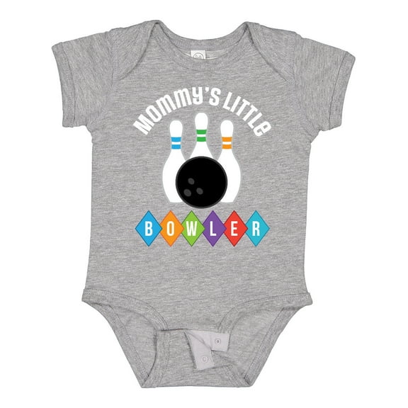 Inktastic Bowling Mommys Little Bowler Boys or Girls Baby Bodysuit