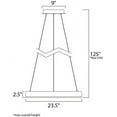 thumbnail image 3 of -28W 1 Led Pendant-23.5 Inches Wide By 2.5 Inches High Et2 Lighting E10030-Sn, 3 of 6