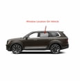 thumbnail image 3 of Tempered Driver Left Side Rear Door Window Door Glass Compatible with Kia Telluride 2020-2025 Models, 3 of 4