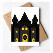 Fairy Tale Castle Colorful Illustration Greeting Cards You are Invited Invitations