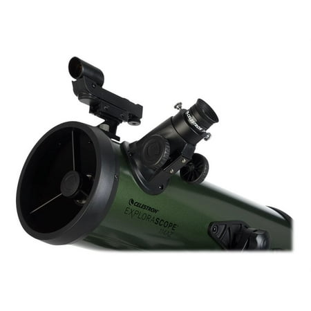 Celestron - ExploraScope 114 AZ 114mm Newtonian Reflector Telescope - Green/black