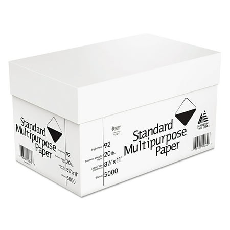 Georgia Pacific Copy &amp;amp; Print Paper, 8 1/2 x 11, 20 lb, 92 Bright, White, 5000 Sheets/Carton