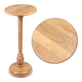 thumbnail image 3 of JONATHAN Y Leopold 24.5" Cottage Designer Mango Wood Pedestal Round Drink Table and Decorative End Table, Natural, END3006A, 3 of 5