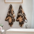 thumbnail image 3 of Coolnut Hoho Merry Chrismtas Hand Towels 2 PCS, Gingerbread Snowflake Kitchen Towel Ultra Soft and Highly Absorbent,Decorative Fingertip Face Towel for Bathroom Hotel, 28.3"x 14.4", 3 of 5