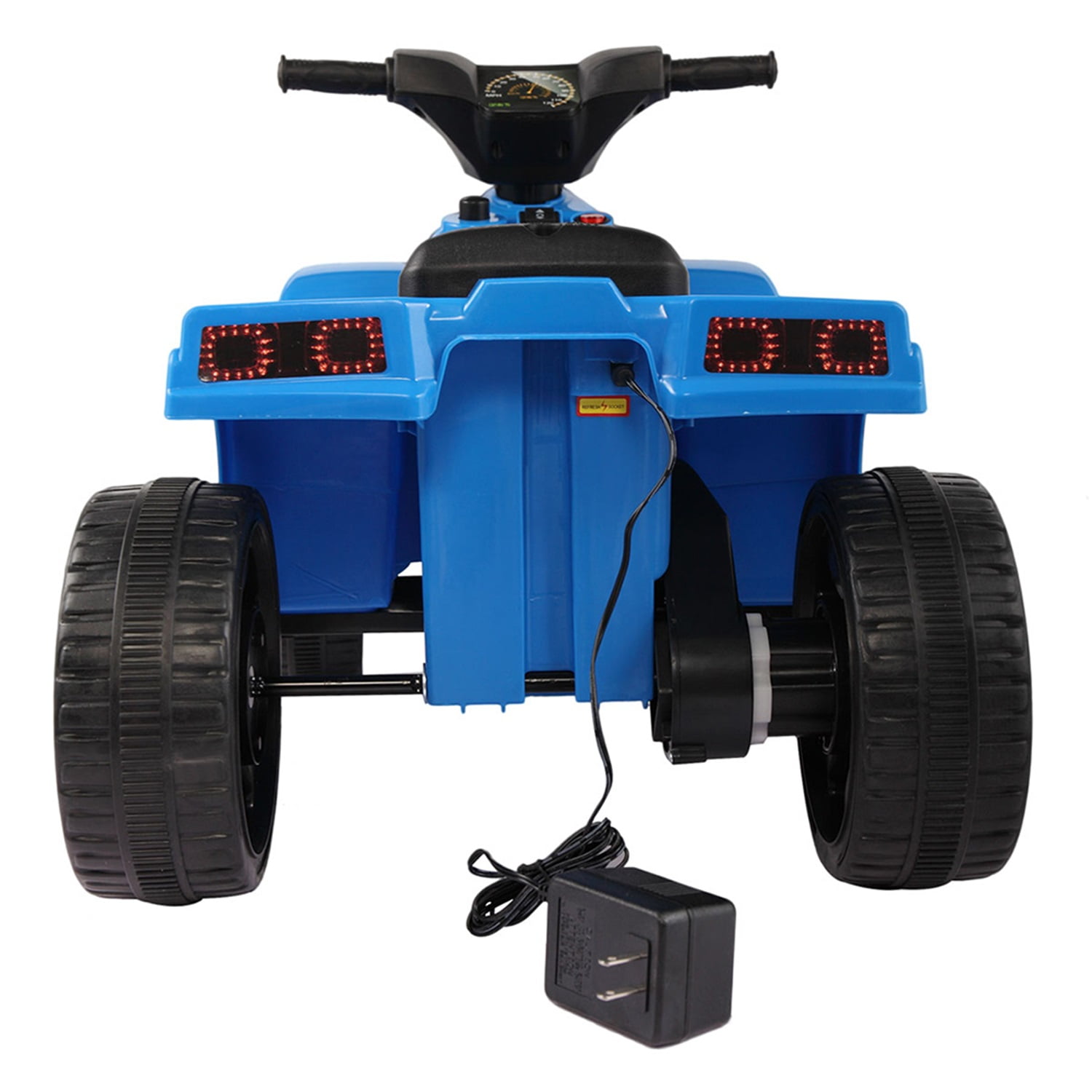 CIPACHO 6V Kids Ride On Car, Rugged 4-Wheeler Electric Cars to Ride Jeep Car for Children Child Boys, Gift Ride-On Car Vehicle Toy w/ LED Lights, MP3, Blue CIPACHO 6V Kids Ride On Car, Rugged 4-Wheeler Electric Cars to Ride Jeep Car for Children Child Boys, Gift Ride-On Car Vehicle Toy w/ LED Lights, MP3, Blue