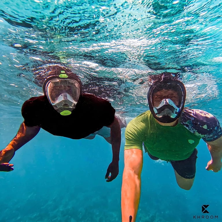 Adult Snorkel Set 2 Packs Dry Snorkel Mask Set For Adults - Snorkeling ...