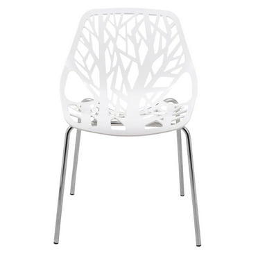 Maykoosh Zen Zone Modern Dining Chair with Chromed Legs