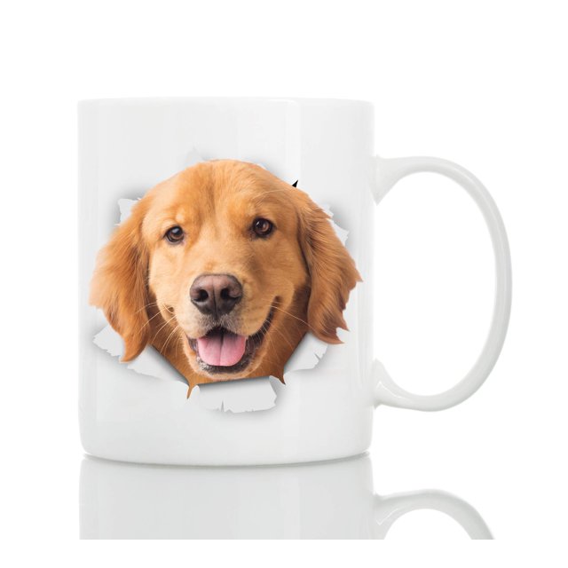 Taza De Café Golden Retriever – Taza De Café Divertida De Cerámica – Regalo Perfecto Para Amantes De Los Perros – Linda Taza De Café Novedosa – Gran Sorpresa De Cumpleaños O Navidad Para Amigos O Comp