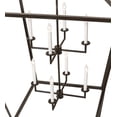 thumbnail image 4 of Meyda Tiffany 253605 8 Light 51" Wide Taper Candle Pendant - Bronze, 4 of 7