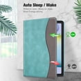 thumbnail image 5 of Fintie Case for Samsung Galaxy Tab S6 Lite 10.4 Inch 2024/2022/2020 with S Pen Holder, Multi-Angle Viewing Soft TPU Back Cover with Pocket Auto Wake/Sleep,Turquoise, 5 of 7