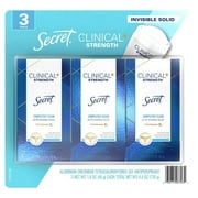 Secret Clinical Invisible Solid Antiperspirant, Completely Clean (3 Count)