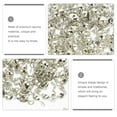 thumbnail image 3 of STRANDCHIC 300Pcs Cord End Cap for Jewelry Making Silver Color Diy Supplies, 3 of 6