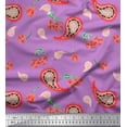 thumbnail image 1 of Soimoi Cotton Duck Fabric Floral & Paisley Fabric Prints by Yard 56 Inch Wide, 1 of 3