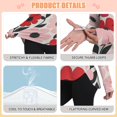 thumbnail image 4 of FORMRS Womens Long Sleeve Shirts UPF 50+ Sun Protection Quick Dry Fishing Hiking Tops, Size S-2XL, Pink and Red Flowers, 4 of 8