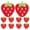 As shown, variant on LOLIPPYY 10pcs Strawberry Patches Handmade Cute Fruit Iron On Patches For Clothes And Accessories Small Embroidery Girls Jeans Hats And Bags Crafts