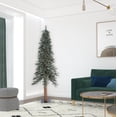 thumbnail image 5 of Vickerman 7' Natural Bark Alpine Artificial Christmas Tree, Clear Dura-lit Lights, 5 of 5