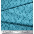 thumbnail image 3 of Soimoi Poly Georgette Fabric Dot & Piano Musical Instrument Print Sewing Fabric Yard 52 Inch Wide, 3 of 3