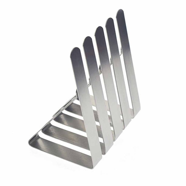 Wosthever Kit de Clip de mantel de acero inoxidable, Clips reutilizables, cubierta de desmontable, carpeta, abrazaderas para el hogar para fiesta de Type6 NO6 Wosthever JJ15850-02