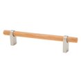 thumbnail image 1 of Modern Hardware Door Handles Aluminum Wooden Pull Handle for Cabinets Drawers Kitchen, 1 of 1