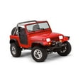 thumbnail image 4 of Bushwacker 10924-07 Black Jeep Flat Style Textured Finish 4-Piece Fender Flare Set for 1987-1995 Jeep Wrangler YJ (Excludes Renegade), 4 of 9