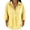 Yellow, variant on Cotton Linen Tops for Women Striped Long Sleeve Tops Soft Loose Fit Casual Fashion T-Shirt Tops for Holiday Daily Wear by Gbobgt Blue L
