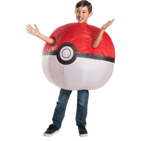 Pokemon Childrens Inflatable Poke Ball Costume