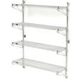 thumbnail image 3 of Nexel Poly-Green Wall Mount Wire Shelving, 30"W x 14"D x 63"H 4-Shelf Starter, 3 of 3