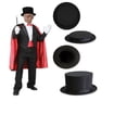 thumbnail image 2 of Party Central Pack of 6 Magic Top Snap On Hat Costume Accessories - One Size, 2 of 2