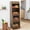 Brown-4 Tier-2, variant on Movable Potato Storage Bin, Fruit and Vegetable Storage Basket, Rolling Kitchen Pantry Organizer Cabinet with Storage Bins