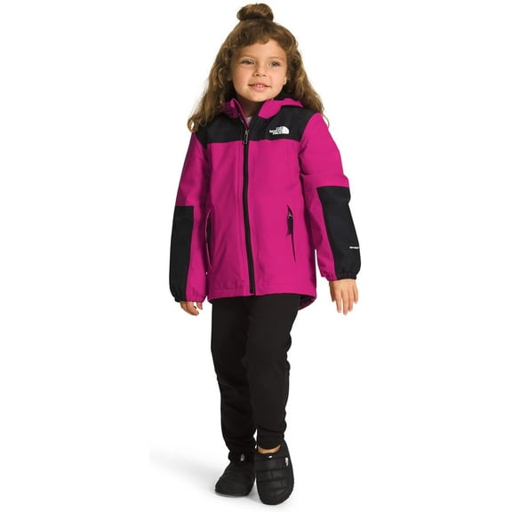 The North Face  kids Warm Storm Rain Jacket,Fuschia Pink/TNF Black, 2T