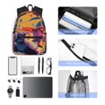 thumbnail image 4 of Fotbe Colorful Gecko Jungle Art Mochila Ligera Casual para Laptop para Hombres y Mujeres, Mochila Impermeable de Uso Diario, Mochila para Universidad, 4 of 6