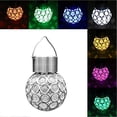 thumbnail image 2 of Lámpara colgante decorativa Jadeshay con forma de bola pequeña y colorida luz solar, 2 of 8