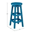 thumbnail image 2 of HN Outdoor Logan Recycled Plastic Outdoor Backless Bar Stool, 2 of 2