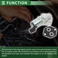 thumbnail image 5 of Unique Bargains Car Idle Air Control Valve for Ford Focus 1999-2004 Replace No.XS6U9F715AA IACV Idle Motor Idle Air Control Valve for Stable Engine Operation, 5 of 7