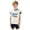 A160-White, variant on Boy Shirt Boys Summer Casual Tops Crewneck Short Sleeve Soft Striped Basic T Shirts(Purple,90)