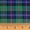 Celtic Blue Tartan, variant on JCS Kenwood Black Tartan Plaid Cotton Fabric - Sold by the Yard