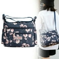 thumbnail image 2 of Gnwei Crossbody Bags for Women Casual Handbags & Shoulder Bags Nylon Tote Bag Lightweight Waterproof Messenger Bag Anti Theft Bag, Floral Multi-Pocket Design, 2 of 9