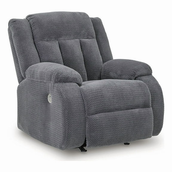Signature Design by Ashley Free Wake Gray Power Recliner