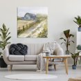 thumbnail image 3 of Stupell Industries Rustic Lodge Blue Barn Lane Canvas Art, 36 x 36, by Patti Bishop, 3 of 8