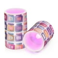 thumbnail image 7 of Yayeee Flameless Candles with Remote Flickering Battery Operated Multi Color Changing, Blue Jam Jars, 7 of 7