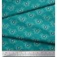 thumbnail image 2 of Soimoi Poly Georgette Fabric Swirls & Floral Artistic Print Sewing Fabric Yard 52 Inch Wide, 2 of 3