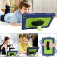 thumbnail image 7 of SOATUTO for Walmart Onn 10.1 Tablet Case 2022 Model: 100071485 Shockproof Kids Friendly Lightweight Hand Free Kickstand Protective Case Built in Strap for Onn 10.1 inch Tablet 2022 Gen 3 - Navy+Green, 7 of 7