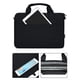 thumbnail image 4 of Pisexur - Bolso bandolera para portátil de 15,6 pulgadas, color negro, para hombre y mujer, con funda interior, para tablet, para niños y niñas., 4 of 8