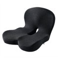 thumbnail image 1 of Memory Foam Seat & Back Cushion Combo, Ergonomic L-Shaped Integrated Seat Cushions, Sciatica & Back Pain Relief for Office Car Hom Use, 1 of 5