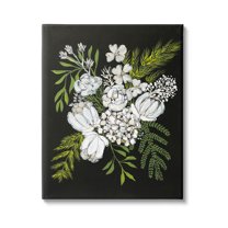 Stupell Industries Blooming White Flower Arrangement Design Graphic Art Gallery Wrapped Canvas Print Wall Art, Design by Regina Moore