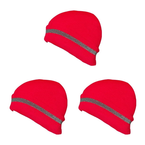 Qarigey Gorras de calavera para hombre Forro reflectante Térmico a prueba de viento Protección contra la frialdad Gorros casuales Ciclismo Type1 NO1